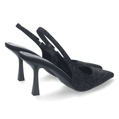Zapato de Tacon con Talon Abierto - Imagen 4