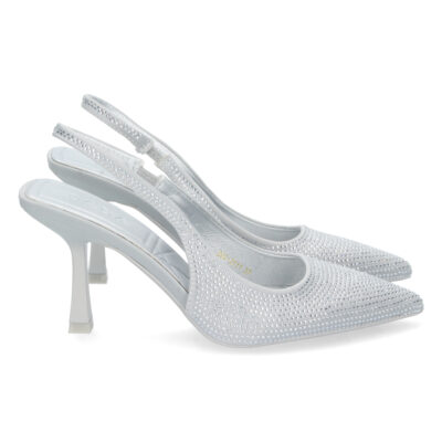 Zapato de Tacon con Talon Abierto