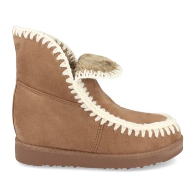 Botines forrados completamente de pelo ideales para invierno