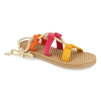 Sandalia Plana de Estilo Cangrejera con Cordones - Imagen 3