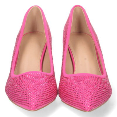 Zapato de Tacon Fino con Strass - Imagen 3