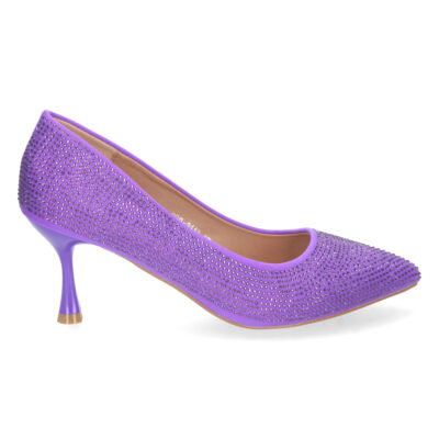 Zapato de Tacon Fino con Strass - Imagen 2