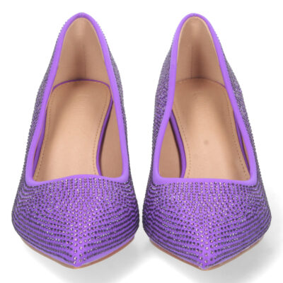 Zapato de Tacon Fino con Strass - Imagen 3