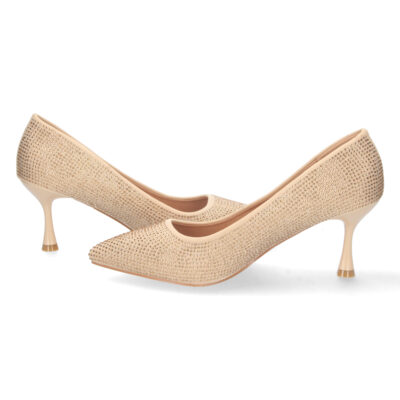 Zapato de Tacon Fino con Strass - Imagen 5