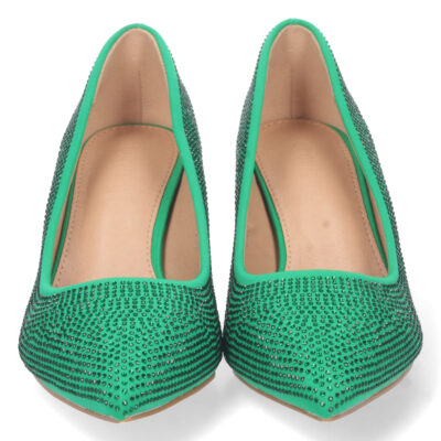 Zapato de Tacon Fino con Strass - Imagen 3