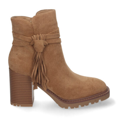 Botin de Tacon con Flecos y Cremallera - Imagen 2