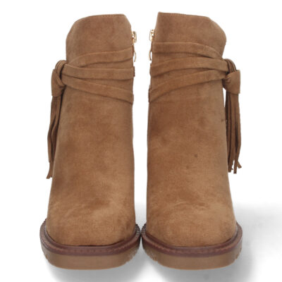 Botin de Tacon con Flecos y Cremallera - Imagen 3