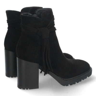 Botin de Tacon con Flecos y Cremallera - Imagen 4
