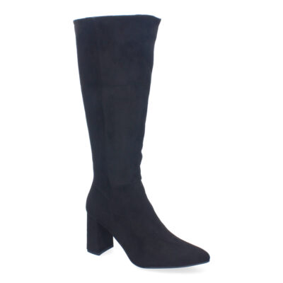 Botas Elegantes de Caña Alta con Tacón alto, Cierre de Cremallera - Imagen 3