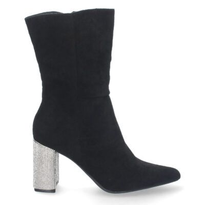Botin de Tacon con Strass y Cremallera - Imagen 2