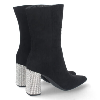 Botin de Tacon con Strass y Cremallera - Imagen 4