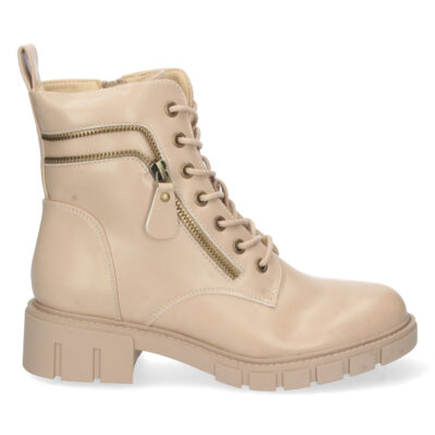 Botin Plano con Cremallera y Cordones - Imagen 2