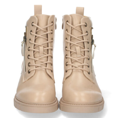 Botin Plano con Cremallera y Cordones - Imagen 3