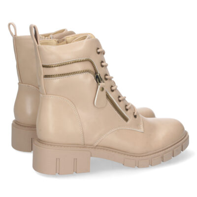Botin Plano con Cremallera y Cordones - Imagen 4
