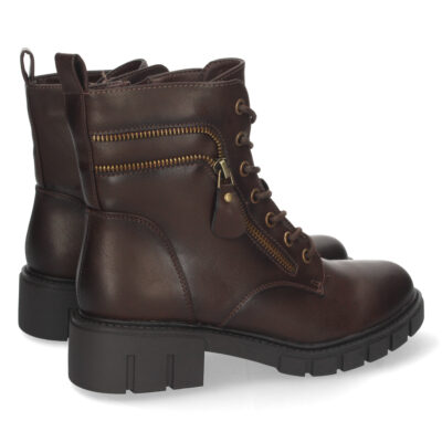 Botin Plano con Cremallera y Cordones - Imagen 4