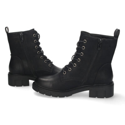 Botin Plano con Cremallera y Cordones - Imagen 5