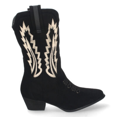 Bota de Mujer con Tacon Campero y Cosido - Imagen 2