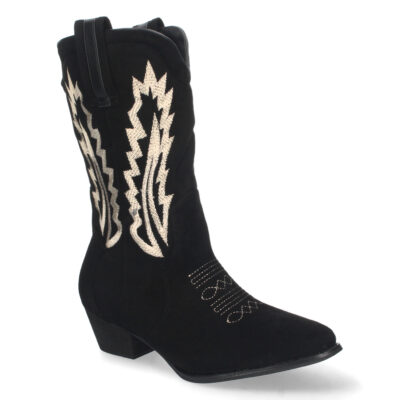 Bota de Mujer con Tacon Campero y Cosido - Imagen 3