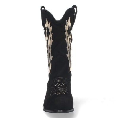 Bota de Mujer con Tacon Campero y Cosido - Imagen 4
