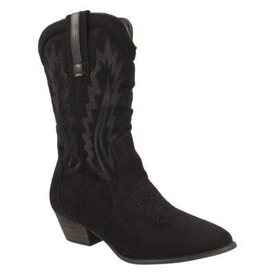 Bota de Mujer con Tacon Campero y Cosido en Caña - Imagen 3