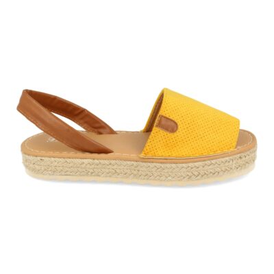 Sandalias Plana con Tira al Talón
