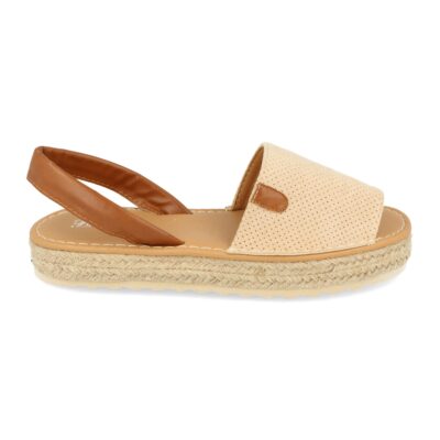 Sandalias Plana con Tira al Talón