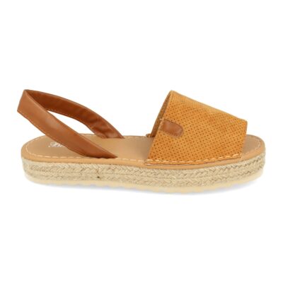 Sandalias Plana con Tira al Talón