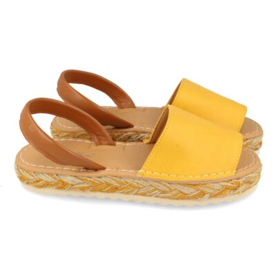 Sandalia Plana con Yute Multicolor