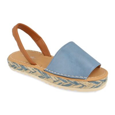 Sandalia Plana con Yute Multicolor - Imagen 3