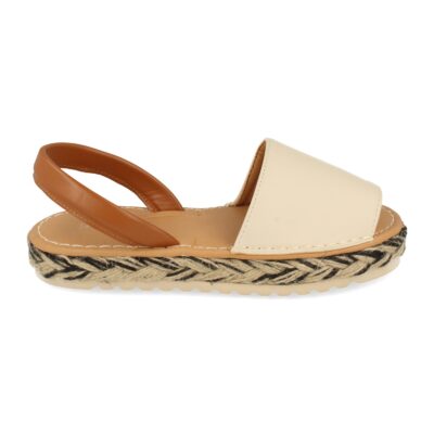 Sandalia Plana con Yute Multicolor - Imagen 2