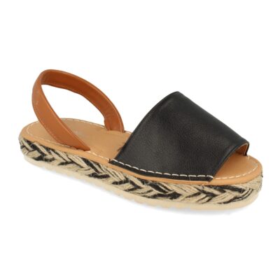 Sandalia Plana con Yute Multicolor - Imagen 3