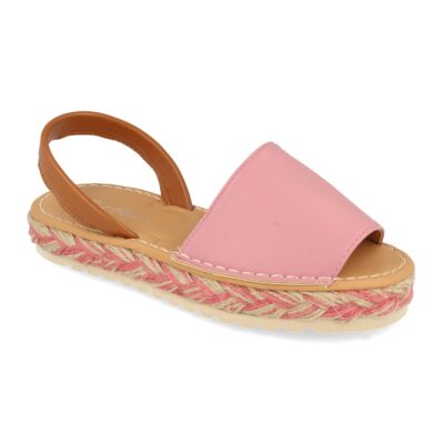 Sandalia Plana con Yute Multicolor - Imagen 3