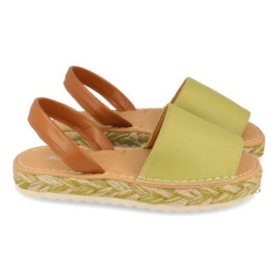 Sandalia Plana con Yute Multicolor