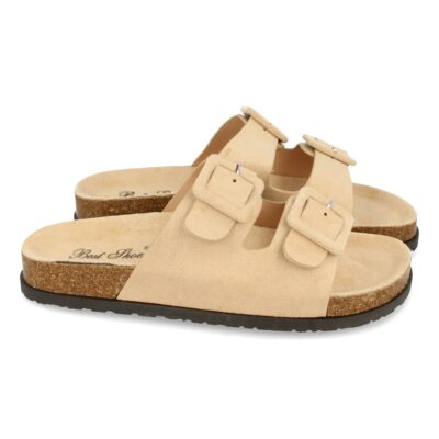 Sandalia Plana Anatomica con Hebillas