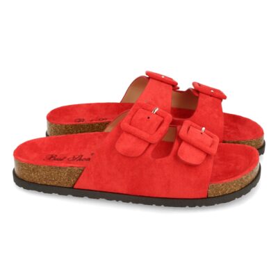 Sandalia Plana Anatomica con Hebillas