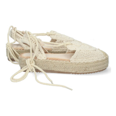 Alpargatas de Encaje con Cordones Ajustables para Mujer - Imagen 2