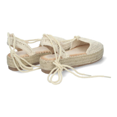 Alpargatas de Encaje con Cordones Ajustables para Mujer - Imagen 3