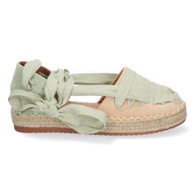 Sandalia Plana de Yute con Cordones - Imagen 2