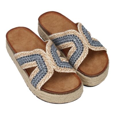 Sandalias planas de mujer con diseño trenzado, comodas para cualquier ocasión - Imagen 3