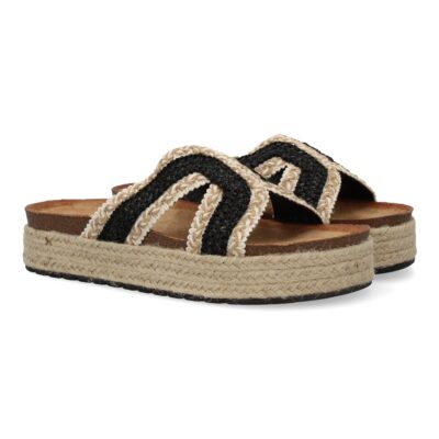 Sandalias planas de mujer con diseño trenzado, comodas para cualquier ocasión