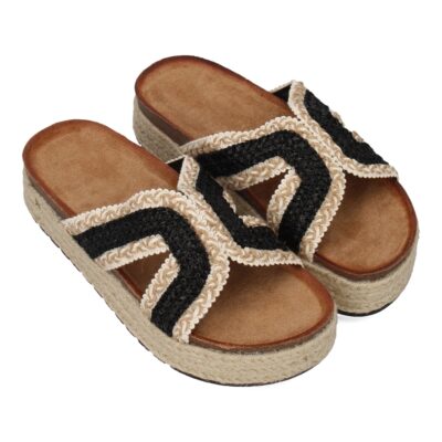 Sandalias planas de mujer con diseño trenzado, comodas para cualquier ocasión - Imagen 3