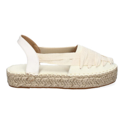 Alpargata Plana Estilo Valenciana para Mujer con Yute, Comodas y Elegantes, Diseño Moderno con Cintas - Imagen 2