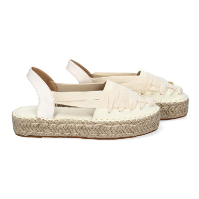 Alpargata Plana Estilo Valenciana para Mujer con Yute, Comodas y Elegantes, Diseño Moderno con Cintas - Imagen 5