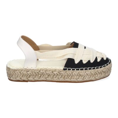 Alpargata Plana Estilo Valenciana para Mujer con Yute, Comodas y Elegantes, Diseño Moderno con Cintas - Imagen 2