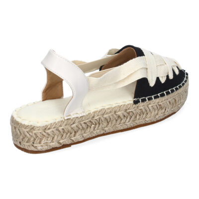 Alpargata Plana Estilo Valenciana para Mujer con Yute, Comodas y Elegantes, Diseño Moderno con Cintas - Imagen 4