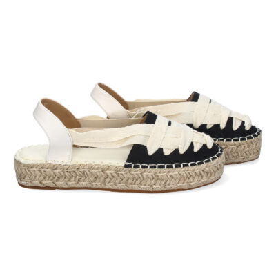 Alpargata Plana Estilo Valenciana para Mujer con Yute, Comodas y Elegantes, Diseño Moderno con Cintas - Imagen 5