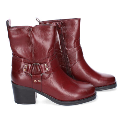 Botines de Tacón para Mujer, Elegantes Adorno de Hebilla - Imagen 5