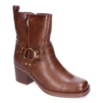 Botines de Tacón para Mujer, Elegantes Adorno de Hebilla - Imagen 3