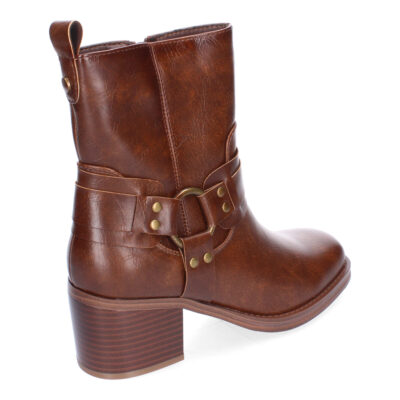 Botines de Tacón para Mujer, Elegantes Adorno de Hebilla - Imagen 4