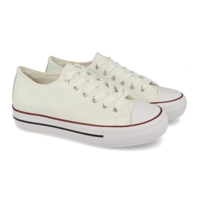 Zapatilla de Plataforma con Cordones